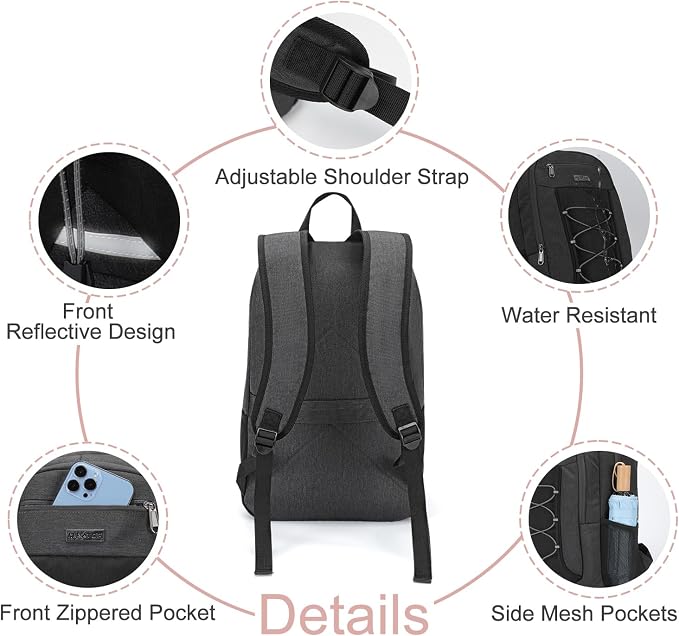 MAXTOP Travel Backpack Laptop Back Pack College Bookbag Anti-theft Backpacks - Image 3
