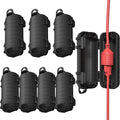 Extension Cord Cover Outdoor, 8 Pack IP54 Water-Resistant Power Cord Protector by CFMASTER