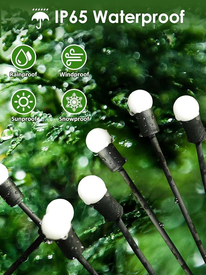 2026 Upgraded Solar Lights Outdoor, 8 Pack Solar Garden Lights - Image 4
