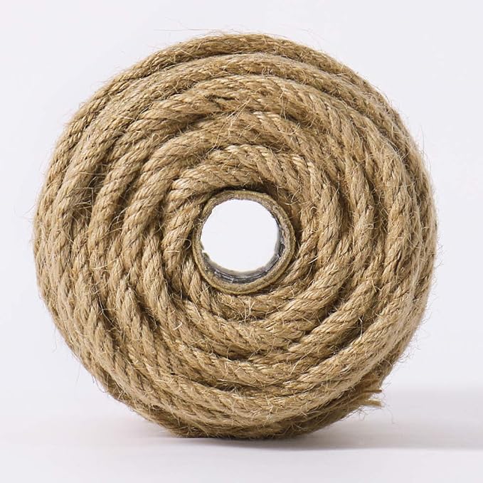Tenn Well 5mm Jute Rope, 100 Feet 4Ply Twisted Heavy Duty and Thick Twine Rope - Image 5