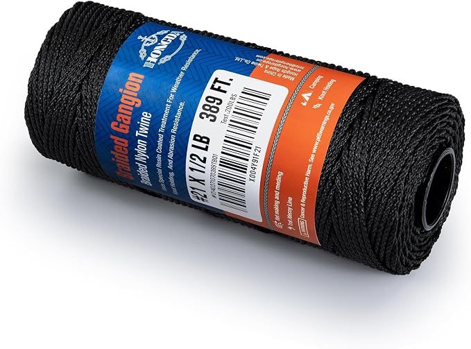 HONGDA #21 Braided Bank Line Twine, Braided Nylon String, 389 Feet Bank Line - Image 6