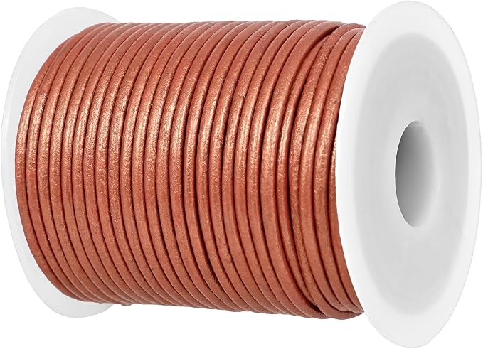 GENIQUE Real/Genuine Round Leather String Cord by GENIQUE