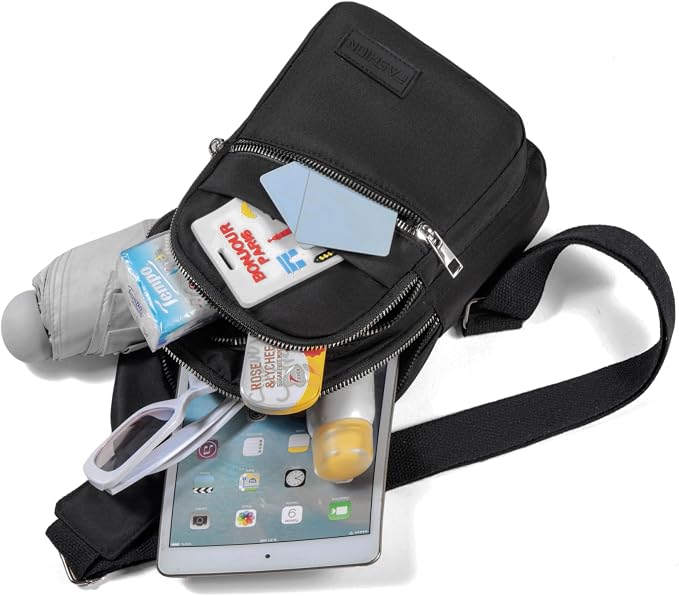 Banelu Cross Body Bag Small Sling Backpack Sling Bags Hiking Daypacks Crossbody - Image 6