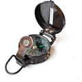 Vintage Lensatic Compass Black Military Compass Navigational Device Nautical by collectiblesBuy