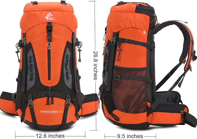 Bseash 60L Hiking Camping Backpack - Image 2