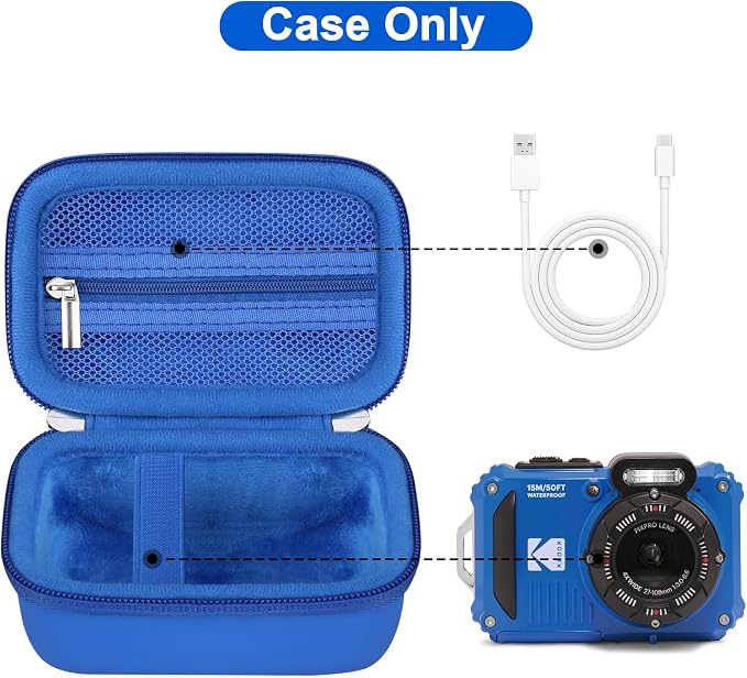 Canboc Carrying Case for Kodak PIXPRO WPZ2 Rugged Waterproof Digital Camera - Image 2