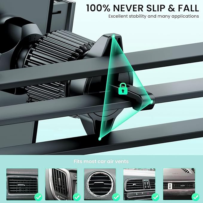 GUWEZ 360° Adjustable Car Phone Holder Universal Hands-Free Mount - Image 4