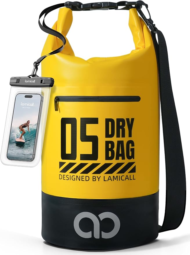 Lamicall Small Dry Bag, Waterproof Bag - 5L/10L/20L/30L/40L Water Proof Bag by Lamicall