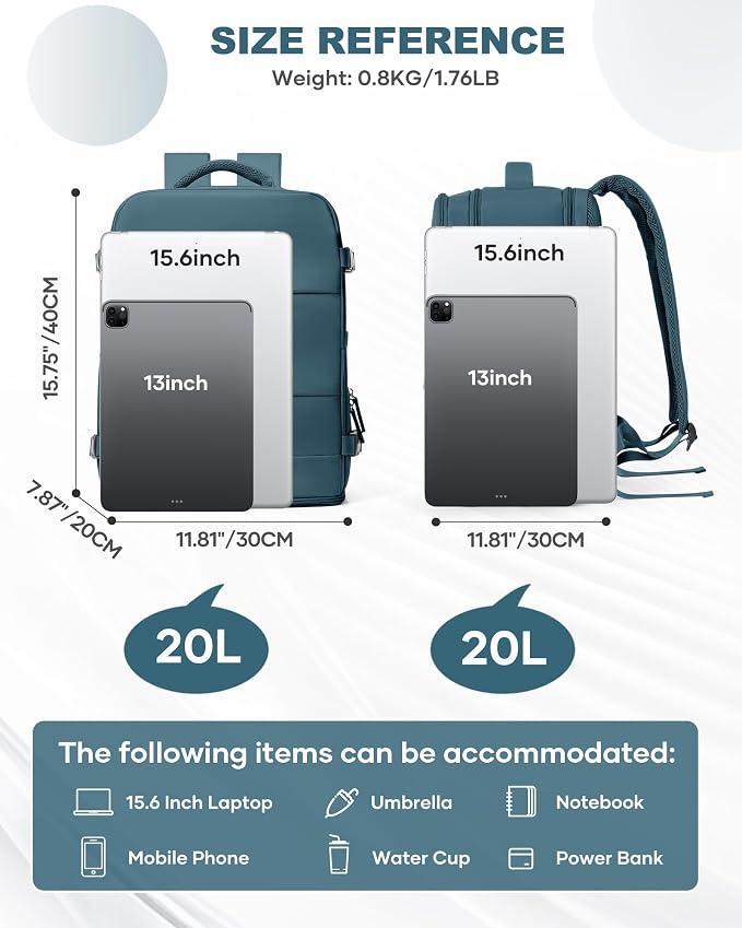 coowoz Travel Backpack Carry On - Image 3