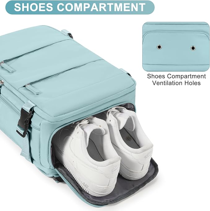 coofay Travel Backpack Carry On Flight Approved Personal Item Travel Bag Carry - Image 7