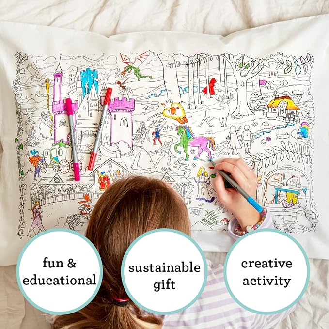 eatsleepdoodle - Coloring Pillowcase - Image 5
