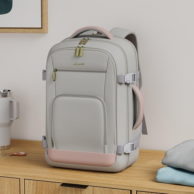 LOVEVOOK Travel Backpack For Women, 40L Carry On Backpack Flight Approved - Image 2