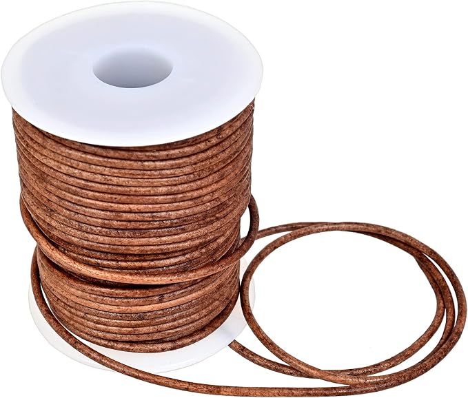 GENIQUE Real/Genuine Round Leather String Cord - Image 4