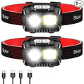 Blukar LED Headlamp Rechargeable, 2000L High Lumen Super Bright Dimmable by Blukar