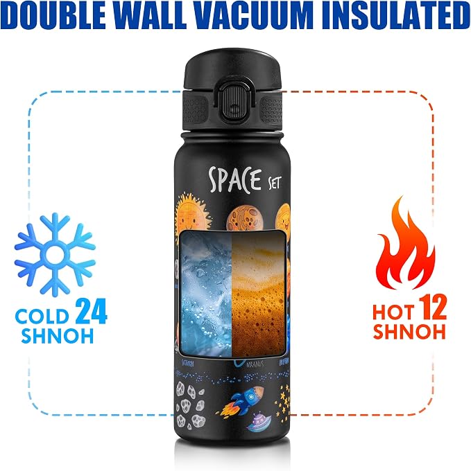 OLDLEY 20 Oz Insulated Stainless Steel Water Bottle - Image 6