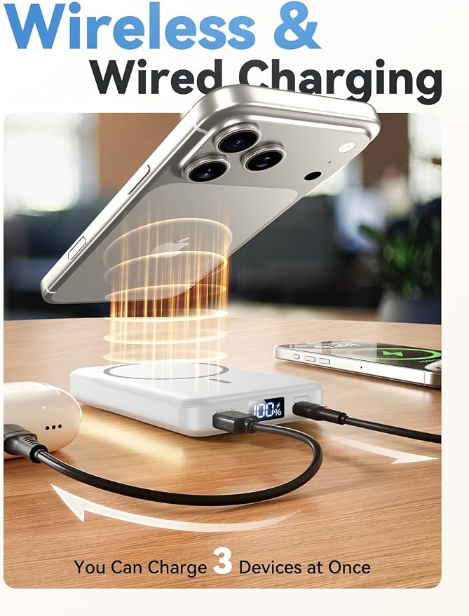 Aobbow Magnetic Portable Charger, 10000mAh - Image 5