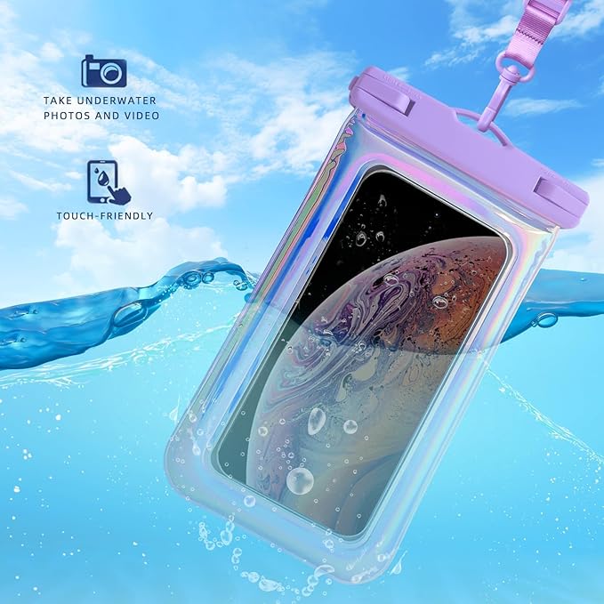 2 Pack Foweroty Floatable Waterproof Phone Pouch Case - Image 5