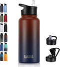 HASLE OUTFITTERS 32oz Stainless Steel Water Bottle, Vacuum Insulated Double by HASLEOUTFITTERS