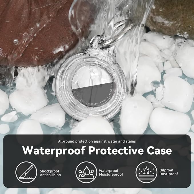 for Apple AirTag 2nd & 1st Gen, Waterproof Case - Image 3