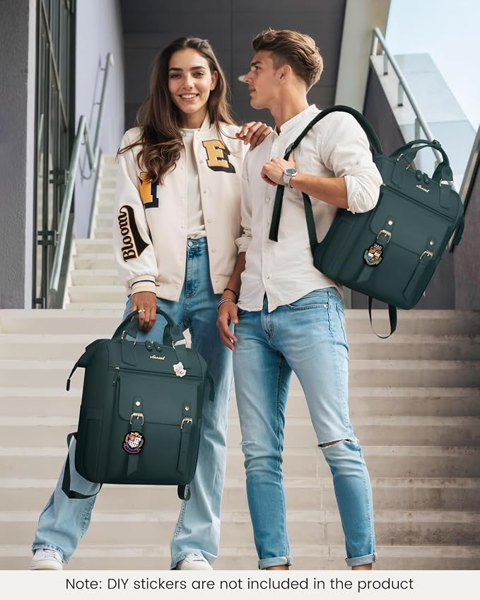 LOVEVOOK Laptop Backpack for Women Work Travel Backpack Purse, Nurse Bags - Image 2