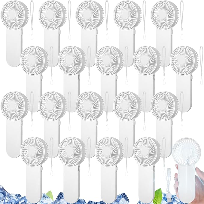 Sumind 20 Pcs Small Personal Portable Fan Mini Handheld Bulk 1 Speed Electric by Sumind