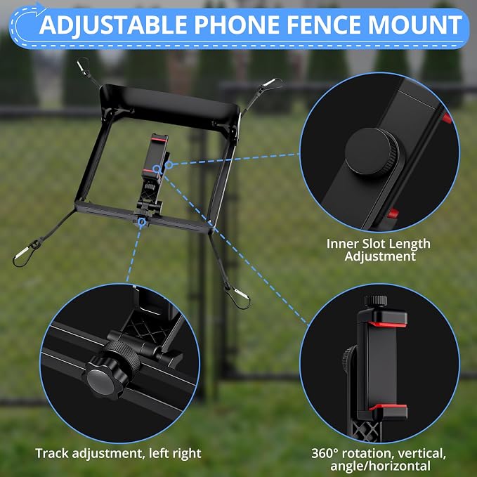 CAMWAY Adjustable Phone Fence Mount - Image 5