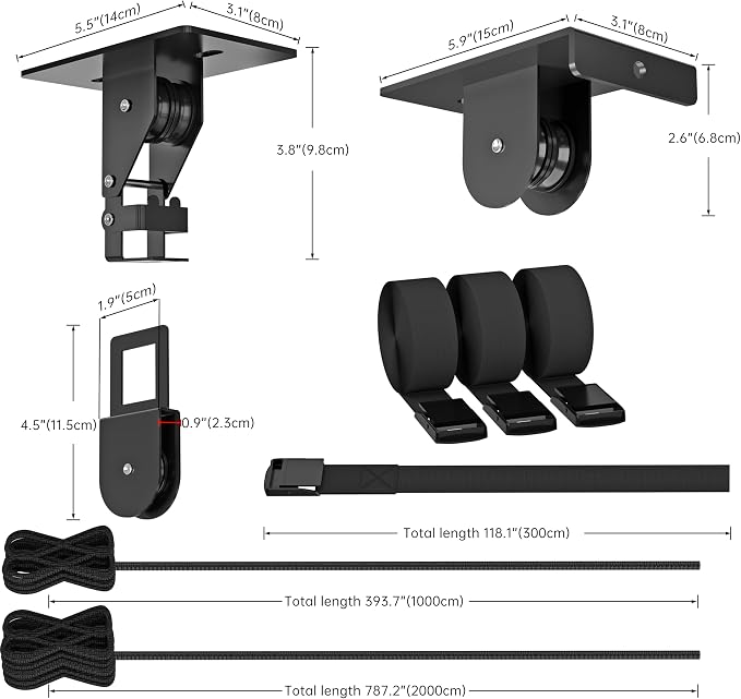 TRUSOON 2025 Upgrade Cargo Box Garage Pulley System, Garage Ceiling Hoist - Image 9