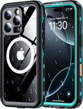 Red2Fire for iPhone 16 Pro Max Case Waterproof, Phone Case 6.9" Blue/Clear by Red2Fire