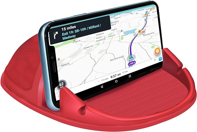 Loncaster Car Phone Holder, Car Phone Mount Silicone Car Pad Mat by Loncaster