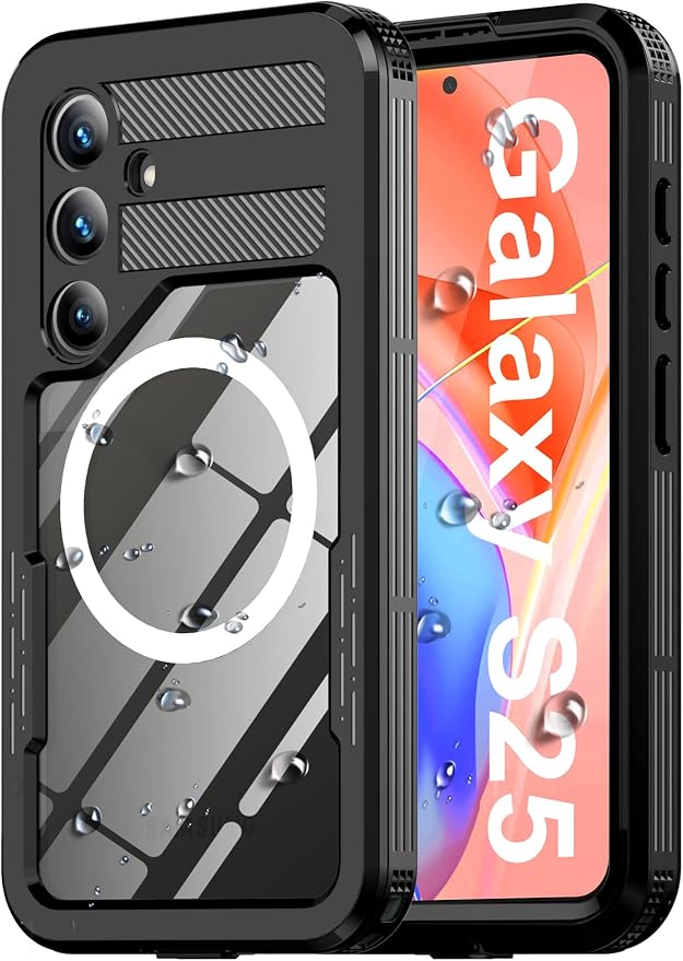 Hllhunkhe for Samsung Galaxy S25 Case, Rugged Full Body Underwater Protective by Hllhunkhe
