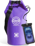STOVER 5/10/25/30/40/55L Waterproof Dry Bag- Roll-Top Backpack w/Phone Case- by STOVER