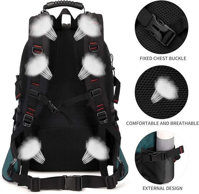 Nerlion 40L Hiking Backpack Travel Backpack - Image 7