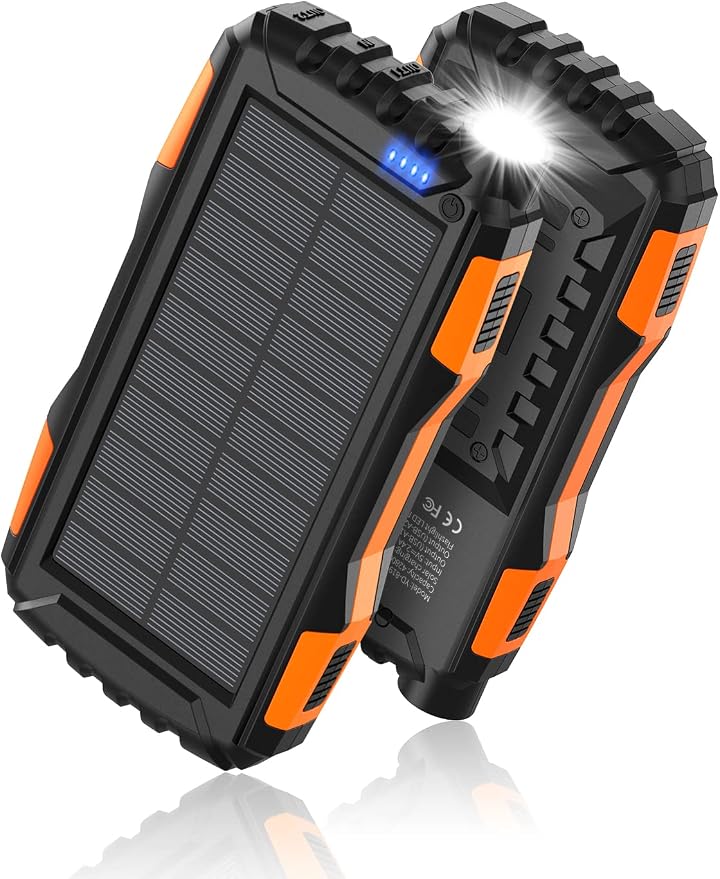 Mregb Solar Charger Power Bank 42800mAh, Portable Charger, Solar Power Bank by Mregb