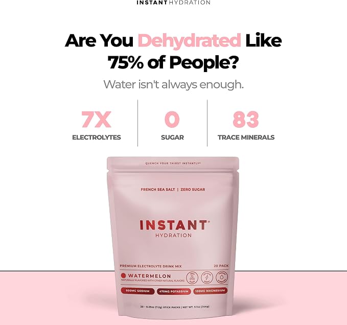 Instant Hydration Sugar Free Electrolytes Powder Packets - Image 2