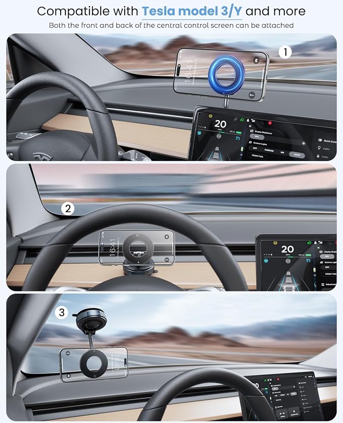 Jononser Magnetic Suction Cup Phone Mount - Image 8