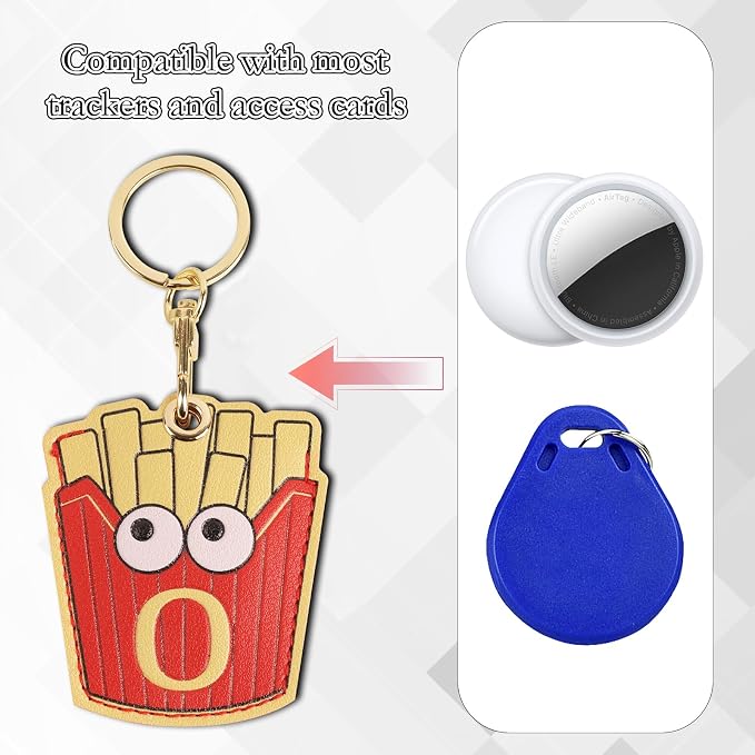 Leather Keychain Case Holder Compatible - Image 4