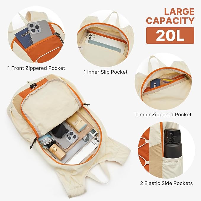 G4Free 20L Hiking Backpack Lightweight Daypack - Image 4