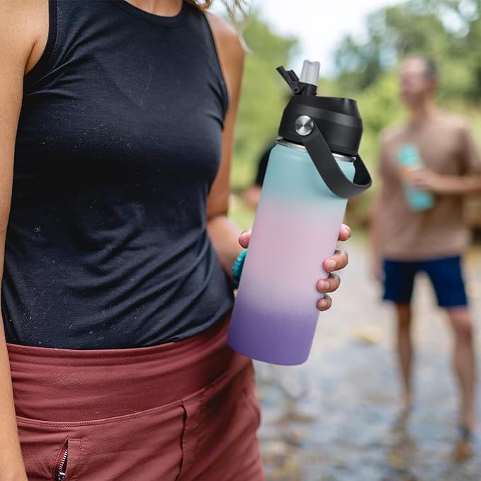 Fijinhom 18oz Insulated Stainless Steel Water Bottle, Wide Mouth Double Wall - Image 7