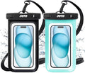 JOTO 2 Pack Universal Waterproof Phone Case by JOTO