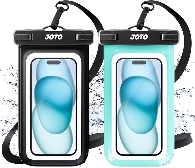 JOTO 2 Pack Universal Waterproof Phone Case by JOTO