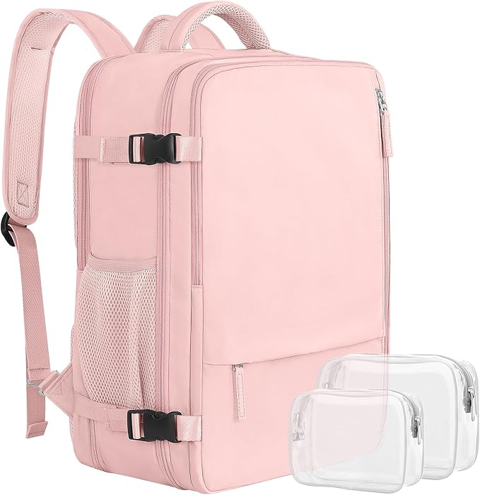 Sinaliy Large Travel Backpack for Women, 40L Carry On Backpack, 17 Inch Laptop by Sinaliy