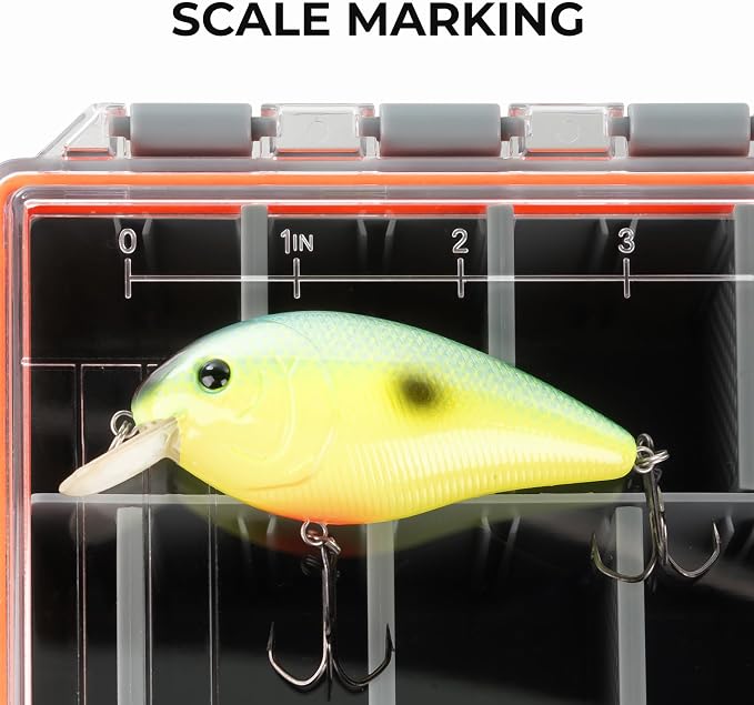 KastKing HyperSeal Waterproof Tackle Box, 3700 Deep Tackle Trays, Fishing - Image 5