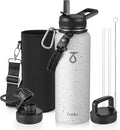 Trebo Water Bottle 40oz with Paracord Handle, Half Gallon Large Vacuum Triple by StayHotStayColdStayGreen
