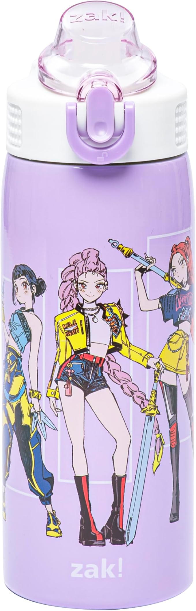 Zak Designs KPop Demon Hunters Sage Kids Water Bottle by ZakDesigns