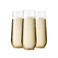 TOSSWARE POP 9oz Flute SET OF 24 Premium Quality, Recyclable, Unbreakable & by TOSSWARE