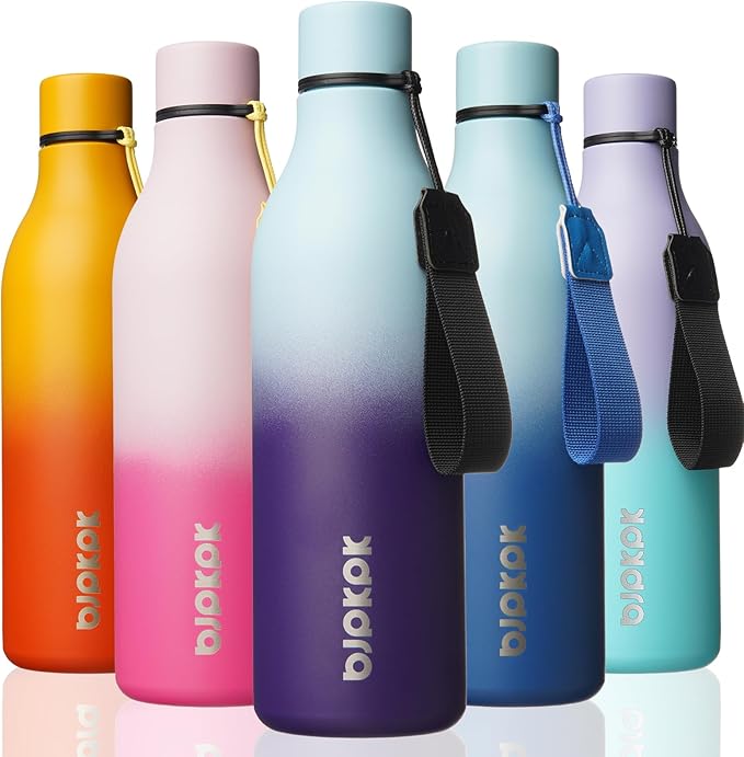 BJPKPK Insulated Water Bottles, 25 oz Stainless Steel Metal Water Bottle by BJPKPK