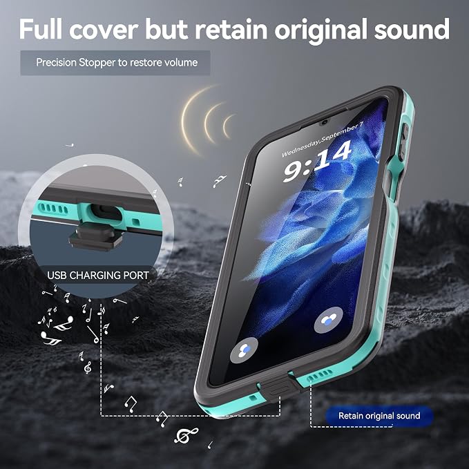 DINGXIN for Samsung Galaxy A16 5G Phone Case Waterproof IP68 Certified - Image 9