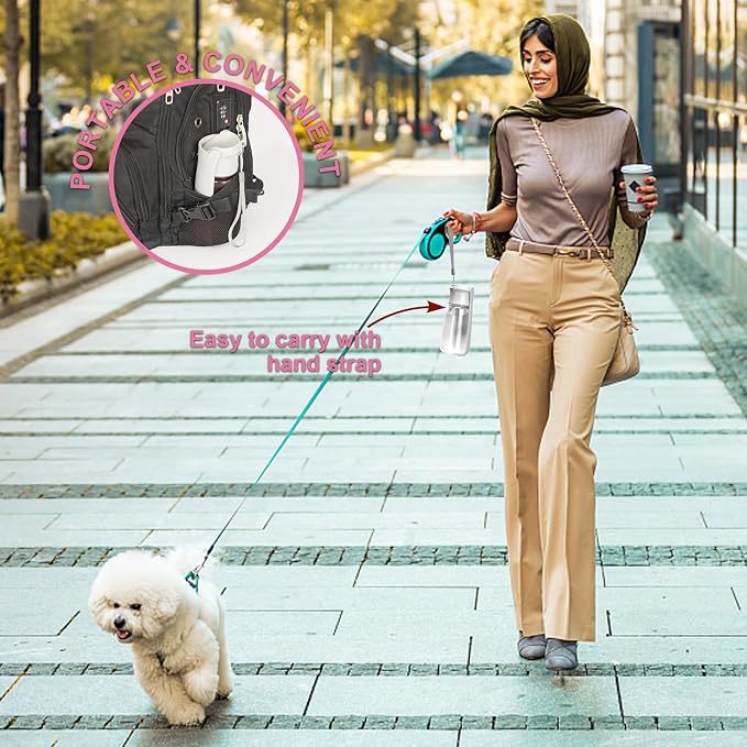 Portable Dog Water Bottle, Foldable Dog Water Bottle Leak Proof Dispenser - Image 5
