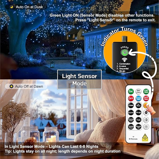 HXWEIYE Rechargeable Fairy Lights - Image 4