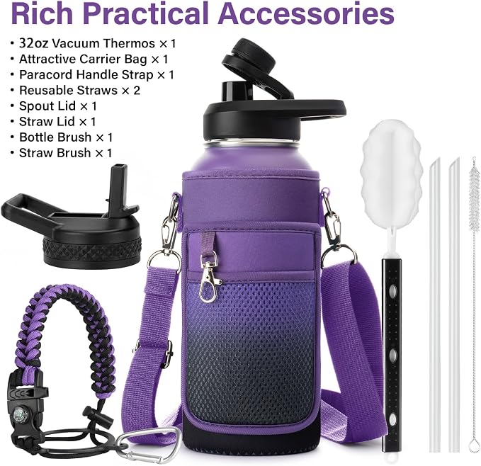 DYSANKY Insulated Water Bottle | Thickened Stainless Steel Vacuum Metal | - Image 2